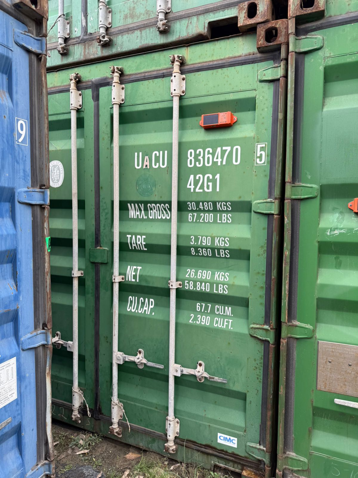 UACU836470-5 - Movicarga Servimaq SAS std container